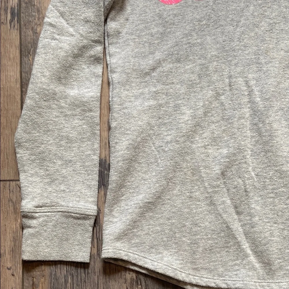 Justice Girls Pullover Hoodie Sweatshirt Sweater Long Sleeves Grey Size 10